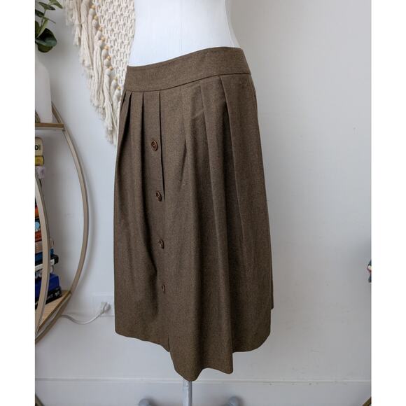 brooks brothers vitale barberis canonico 100% wool skirt vintage size 8 - Picture 5 of 12